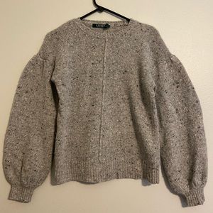 grey ralph lauren sweater size medium